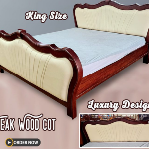 Teak Wood Luxury Double wooden cot king size