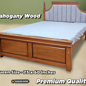 Mahogany Double size Wooden Cot Queen size